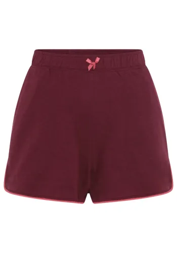 Lascana, LASCANA Pyjamashorts mit Kontrastpaspel am Saum