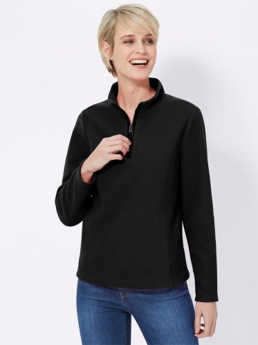 CLASSIC BASICS, Classic Basics Fleece-Shirt mit schmalen Paspeln