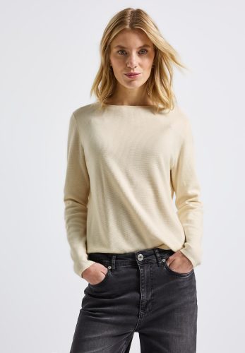 STREET ONE Strickpullover mit U-Boot-Ausschnitt