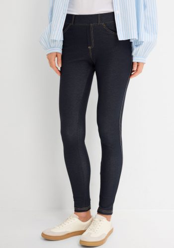 bonprix Leggings Skinny Fit, mit Eingrifftaschen und Gesässtaschen, mit Gummizug