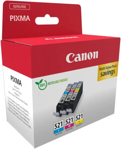 Canon, CANON Multipack Tinte CMY CLI-521Pack PIXMA IP 3600 3x9ml