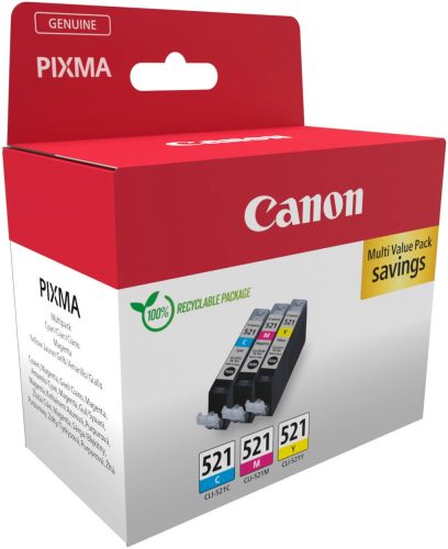 Canon, CANON Multipack Tinte CMY CLI-521Pack PIXMA IP 3600 3x9ml