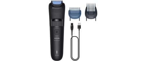 Philips, Philips Bartschneider "Serie 3000 BT3620/15" 2 Aufsätze mit 40 einstellbaren Schnittlängen, inkl. Reinigungsbürste
