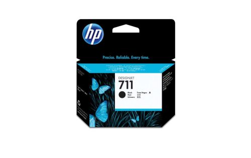 HP, HP Tintenpatrone 711 HY schwarz CZ133A DesignJet T120/520 80ml