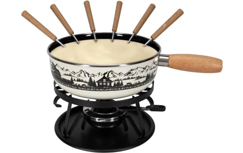 Nouvel - Käsefondue-Set, 22cm, Beige