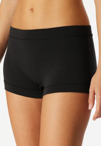 Schiesser, Schiesser Shorts Schwarz - Unique Cotton für Damen, Größe XL, 90 % Baumwolle, 10 % Elasthan
