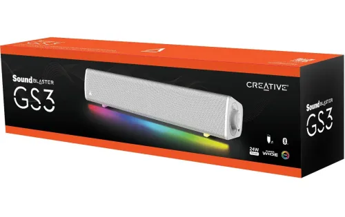 Creative, Creative Sound Blaster GS3 Soundbar Weiß Bluetooth®, USB