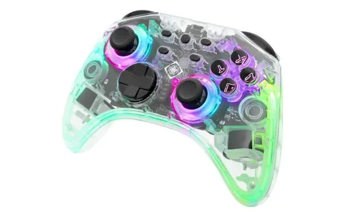 DELTACO, DELTACO Gaming Ctrl.Wireless, RGB 4222135 transparent,NSW