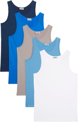 bonprix Unterhemd Packung, 5 Stk. für den täglichen Gebrauch, aus Baumwolle mit Elasthan, im 5er Pack