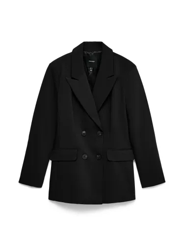 VERO MODA, Vero Moda Longblazer "VMMAGNOLIA LS REGULAR BLAZER NOOS" Materialmix, regular fit