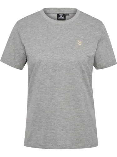 Hummel, hummel T-Shirt "HMLPULSE W T-SHIRT" mit geradem Abschluss, Kurzarm-Design, ohne Kragen, normale Passform