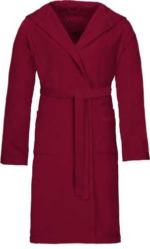 VOSSEN - Texas Bademantel, für Damen, Bordeaux, Größe M