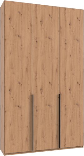 Wimex, Wimex Kleiderschrank »Mugano,in 8 Breiten,3 Höhen,2 Tiefen, viele Farben, Made in Germany«, (in Basic oder Premium Ausstattung mit 2 weiteren Einlegeböden), mit langen oder kurzen Griffen aus Metall, mit oder ohne Spiegel