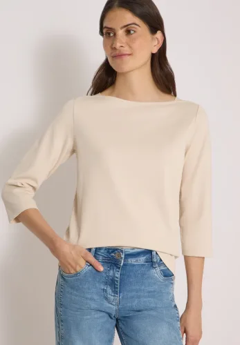 cecil, Basic Shirt mit U