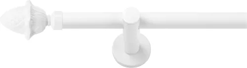 Sn Deco Group, SN DECO GROUP Gardinenstange "Gardinenstange Nantes Ø 19 mm, 1-läufig, Fixmass, verschraubt" Ø 19 mm Fixmass;kürzbar