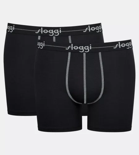 Sloggi - Boxershort  Figurbetont-Start Short C2P box, für Damen, Schwarz, Größe M
