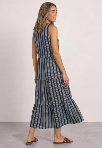 Street One, Maxikleid Mit Volants und Print