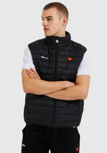 Ellesse, Ellesse Gestepptes Gilet - Schwarz S Herren