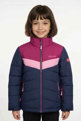 Trollkids, Trollkids Gryllefjord Mädchen Winterjacke Blau, , Größe: 128