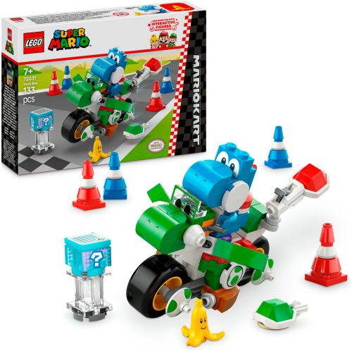 LEGO, 72031 Super Mario - Mario Kart: Yoshi-Bike, Konstruktionsspielzeug