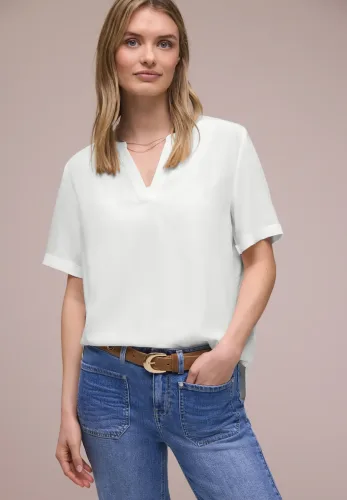 Street One, Kurzarm Bluse mit Turn