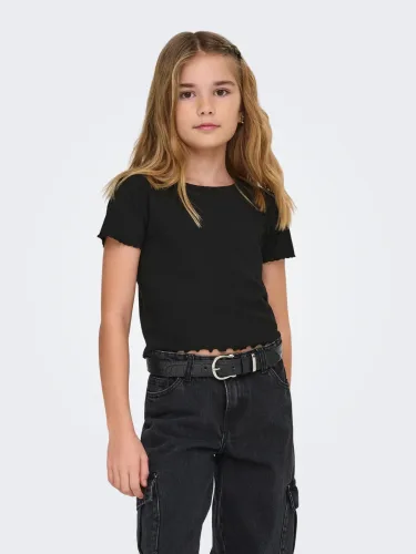 KIDS ONLY - T-Shirt, kurzarm, 146-152, Black