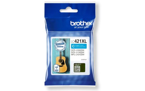 Brother, BROTHER Tintenpatrone HY cyan LC-421XLC DCP-J1050 500 Seiten