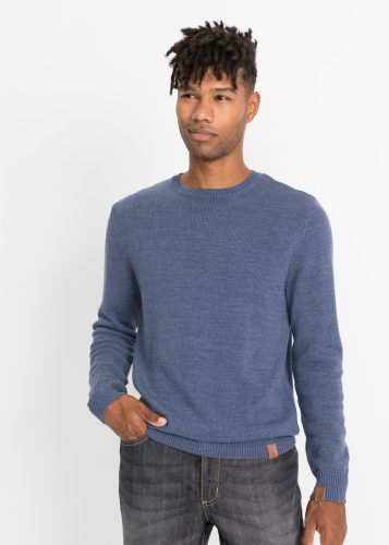 bonprix Strickpullover aus Baumwolle, mit Rundhalsausschnitt, für vielseitige Anlässe