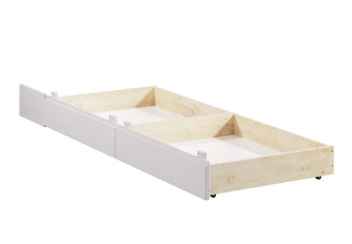 HOME AFFAIRE, Home affaire Bettschubkasten »Luven«, (2 St.), aus massiver Kiefer, 2 Stück, passen perfekt unter das Bett Luven