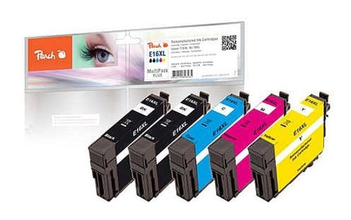 Peach - Tinte Epson Nr. 16XL (T1636) 2x BK, 500 Stück