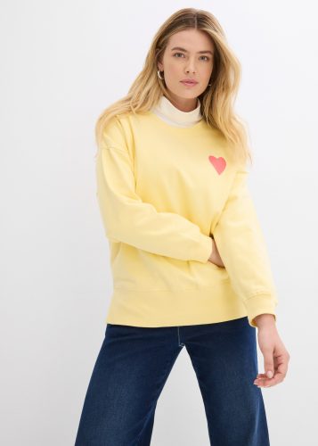 bonprix Sweatshirt, lässiger Schnitt, überschnittene Schulter, Oversize-Passform