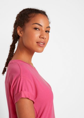 bonprix T-Shirt Loose Fit Passform, Kurzarm, seitliche Prints