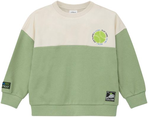 s.Oliver Junior Sweatshirt, bequem geschnitten, Rundhalsausschnitt