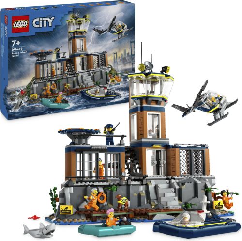 LEGO, 60419 Polizeistation auf der Gefängnisinsel Multicolor
