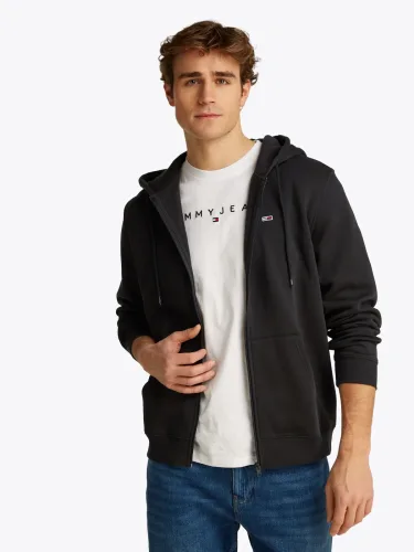 Tommy Jeans, Tommy Jeans - Sweatjacke, für Herren, Black, Größe XL