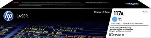HP, HP 117A Original Tonerkartusche W2071A Cyan