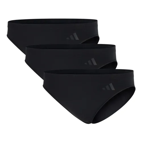 adidas - Slip  3er Pack Stretch-Sport Active Seamless Low Rise Bikini 3P, L, Schwarz