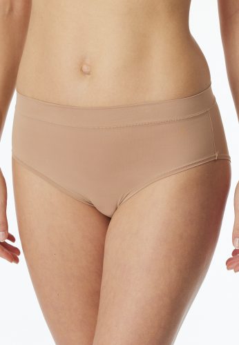 Schiesser, Schiesser Midi Slip Beige - Unique Micro für Damen, Größe M, 70 % Polyamid, 30 % Elasthan