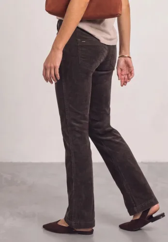 Street One, High Waist Bootcut Hose im Slim Fit