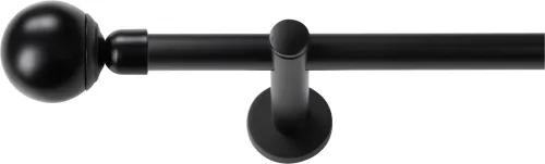 Sn Deco Group, SN DECO GROUP Gardinenstange "Gardinenstange Reims Ø 19 mm, 1-läufig, Fixmass, verschraubt" Ø 19 mm Fixmass;kürzbar