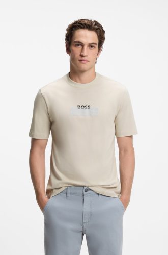 BOSS ORANGE - T-Shirt, für Herren, Beige, Größe L