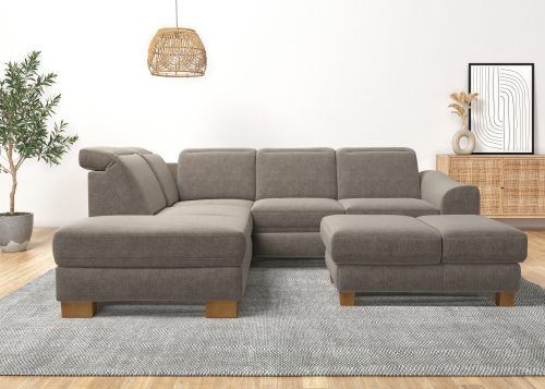 Home affaire Ecksofa »Dundee«, wahlweise mit Kopfteilverstellung und zusätzlich mit Bettfunktion