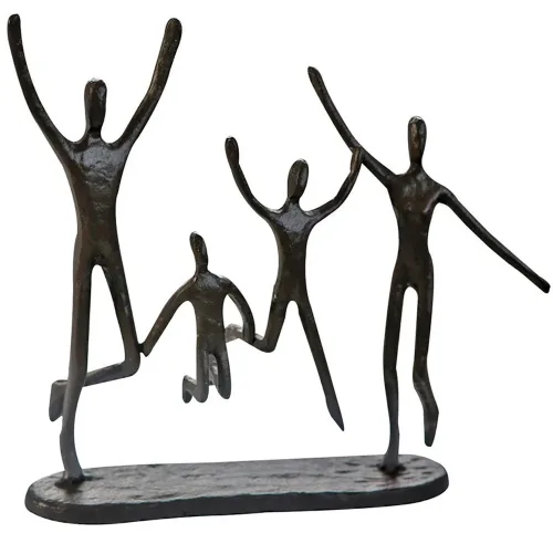 Casablanca By Gilde, Casablanca by Gilde Dekofigur "Skulptur Jumping braun H. 20 cm"