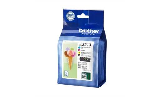Brother, BROTHER Valuepack Tinte CMYBK LC-3213VAL DCP-J774DWW 400 Seiten