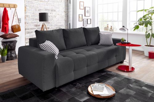 COLLECTION AB, COLLECTION AB Schlafsofa, mit Bettfunktion und Bettkasten, inkl. losen Rücken- und Zierkissen, frei im Raum stellbar