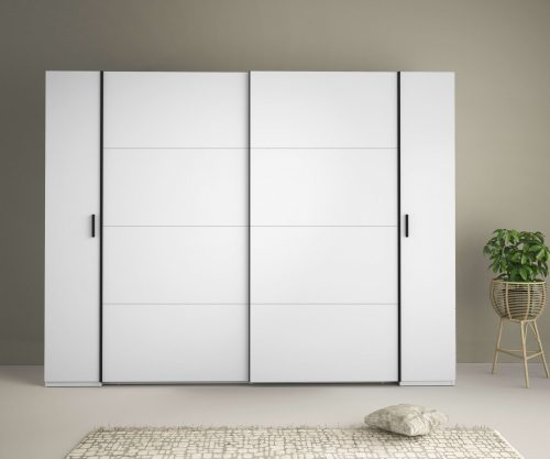 HOME AFFAIRE, Home affaire Kleiderschrank »Antioch, FSC-zertifiziert, mit Dreh-UND Schiebetüren«, (B/T/H 270/61,4/207cm, inklusive Einlegeböden und Kleiderstangen), mit oder ohne Spiegel und Schubladen - YOUR Choice