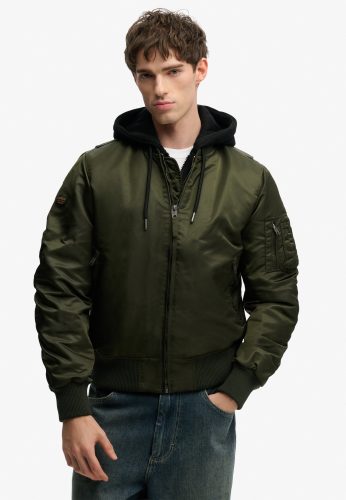 SUPERDRY, Superdry Parka "HOODED MA1 BOMBER JKT" mit Kapuze