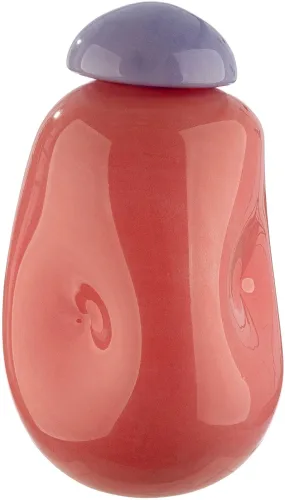Gilde, Gilde Vase Candy Glas Rosa H: 26 cm  | Schubiger Möbel