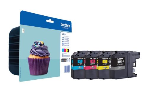 Brother, BROTHER Valuepack CMYBK LC-123VALBP DCP-J4110DW 600 Seiten