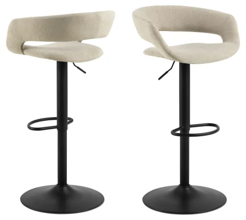 CONFORAMA, Barhocker GRACE stoff sand